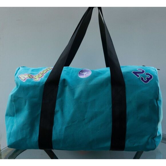 Nike Air Jordan Jumpman Sport Duffel Bag Blue Michael Jordan Strap Bag - Picture 6 of 12